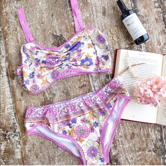 Spell Other - SPELL & THE GYPSY Buttercup bralette in Meadow